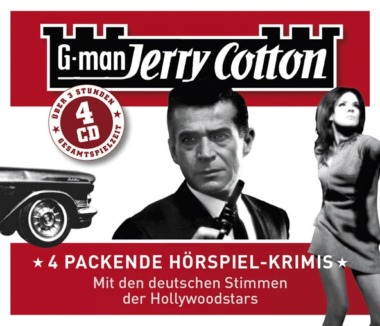 Jerry Cotton - 4 packende Hörspiel-Krimis Cover © Lübbe Audio/floff