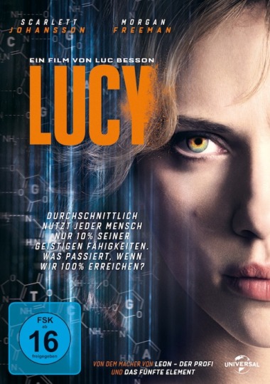 Lucy (Film, DVD, Blu-ray) Cover © Universal